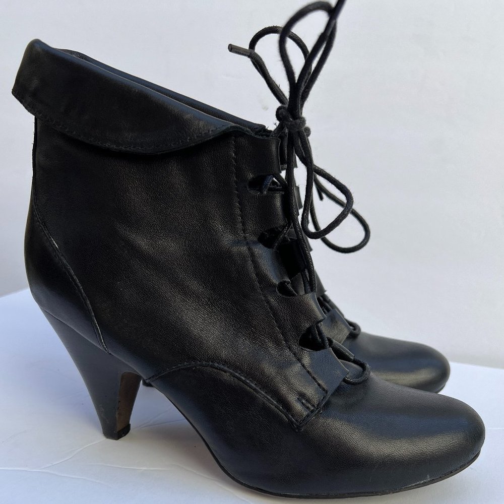 ALDO Black Leather Booties